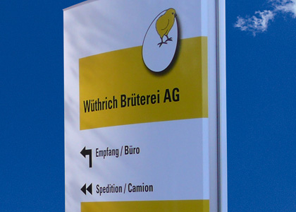 Eingang zu Wüthrich.Swiss
